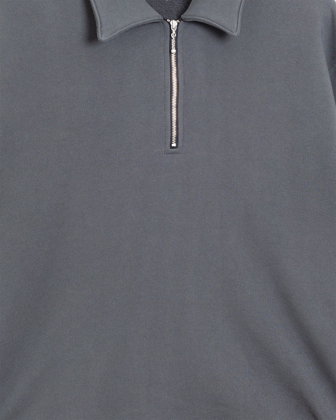 Quarter Zip Sweatshirt Faded Black - LADY WHITE CO.