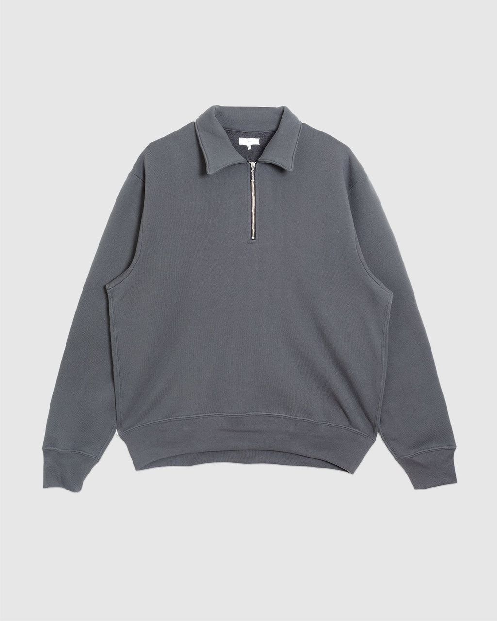 Quarter Zip Sweatshirt Faded Black - LADY WHITE CO.