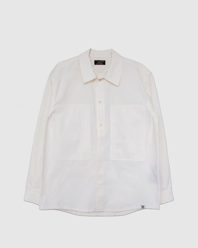 Cartoine Herringbone Shirt Off White - LE MONT ST MICHEL