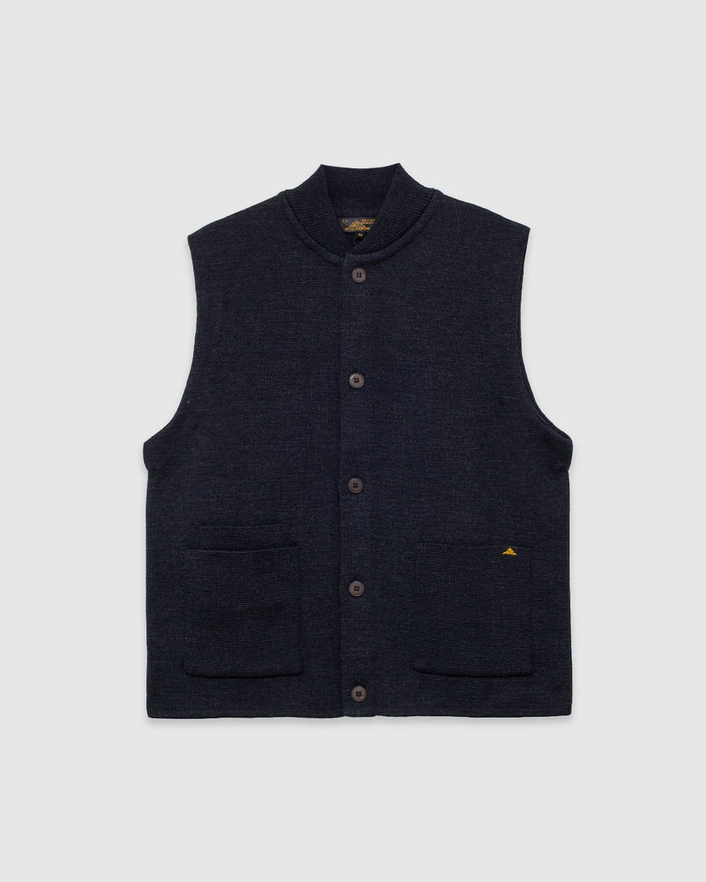 Gary Sleeveless Cardigan Grey - LE MONT ST MICHEL