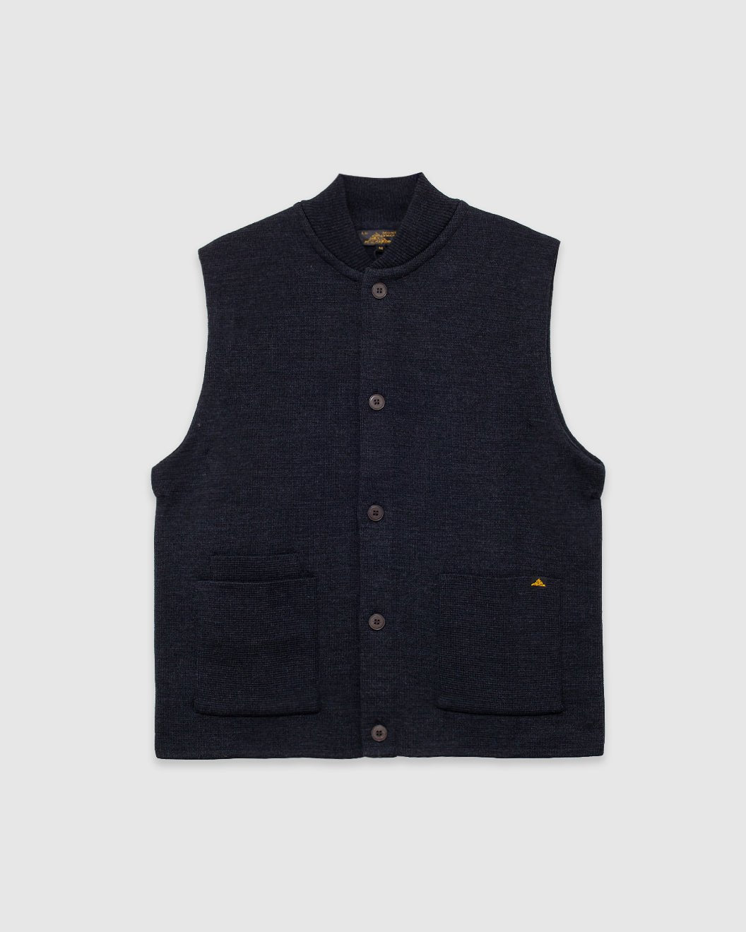 Gary Sleeveless Cardigan Grey - LE MONT ST MICHEL