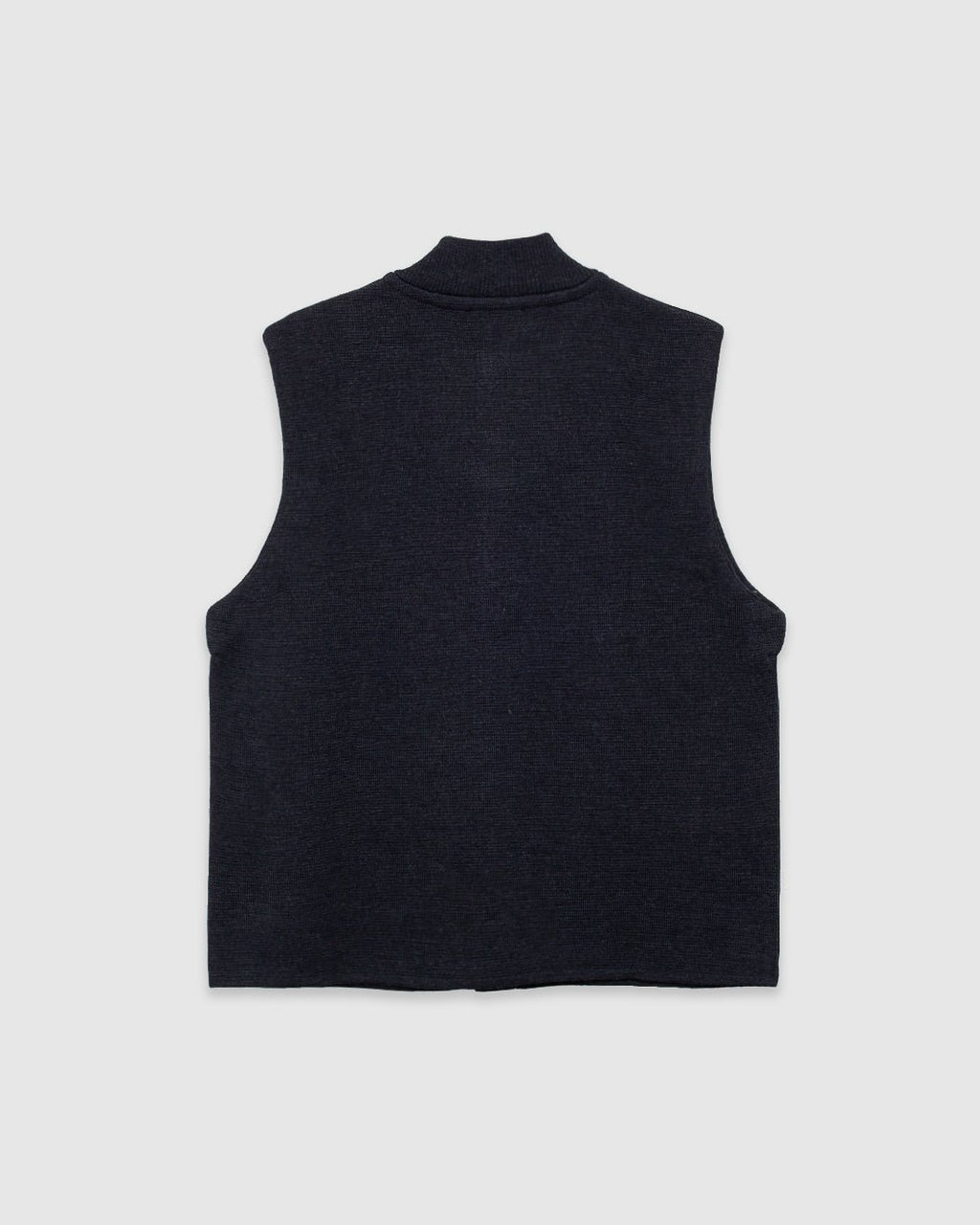 Gary Sleeveless Cardigan Grey - LE MONT ST MICHEL