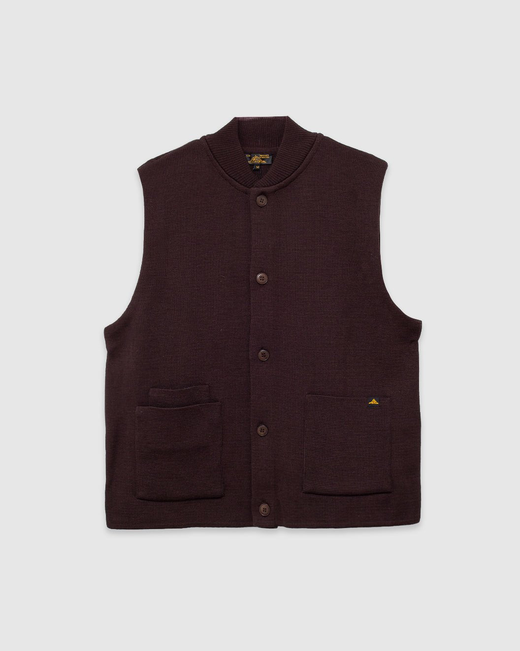 Gary Sleeveless Cardigan Mocha - LE MONT ST MICHEL