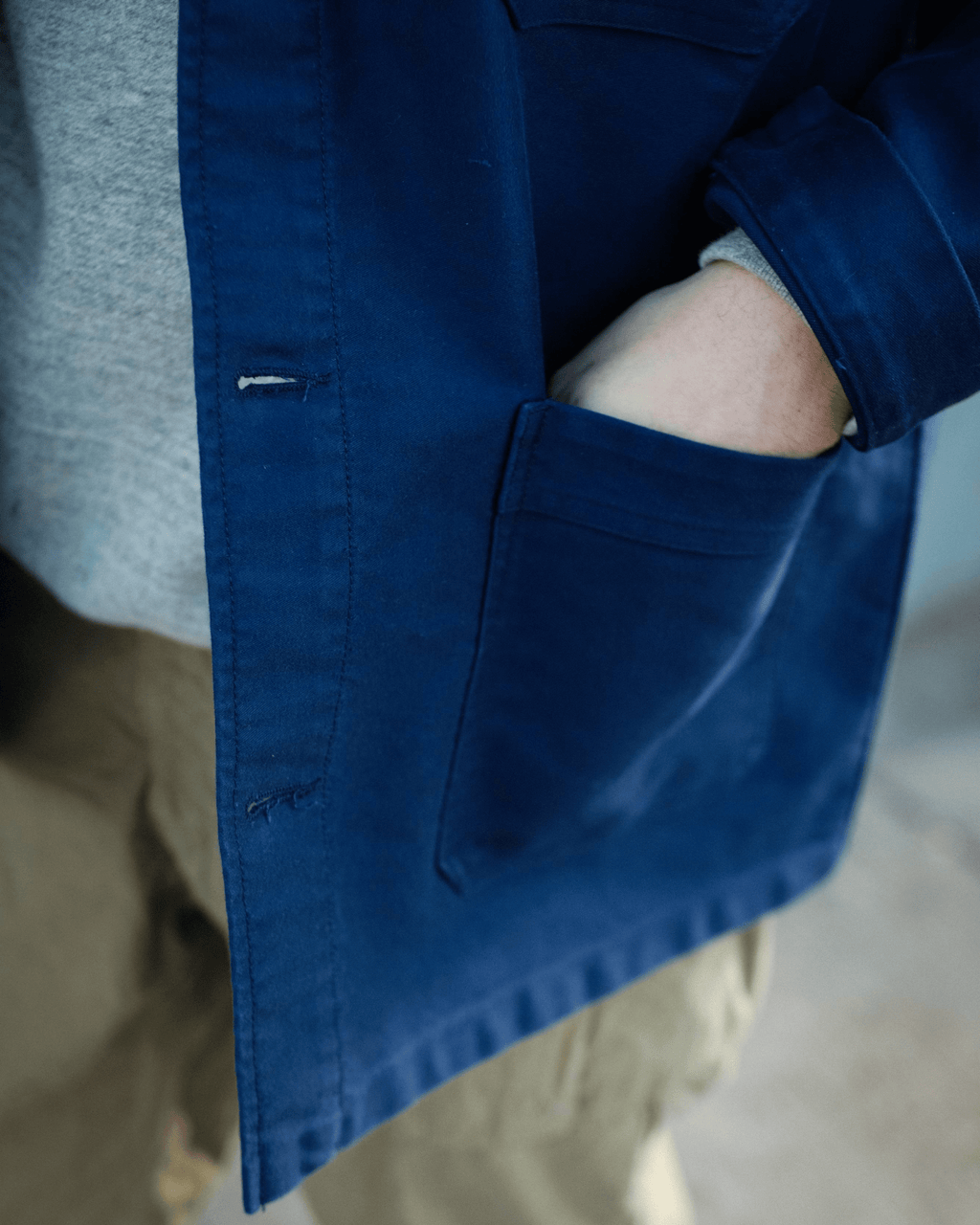 Genuine Work Jacket Blue - LE MONT ST MICHEL