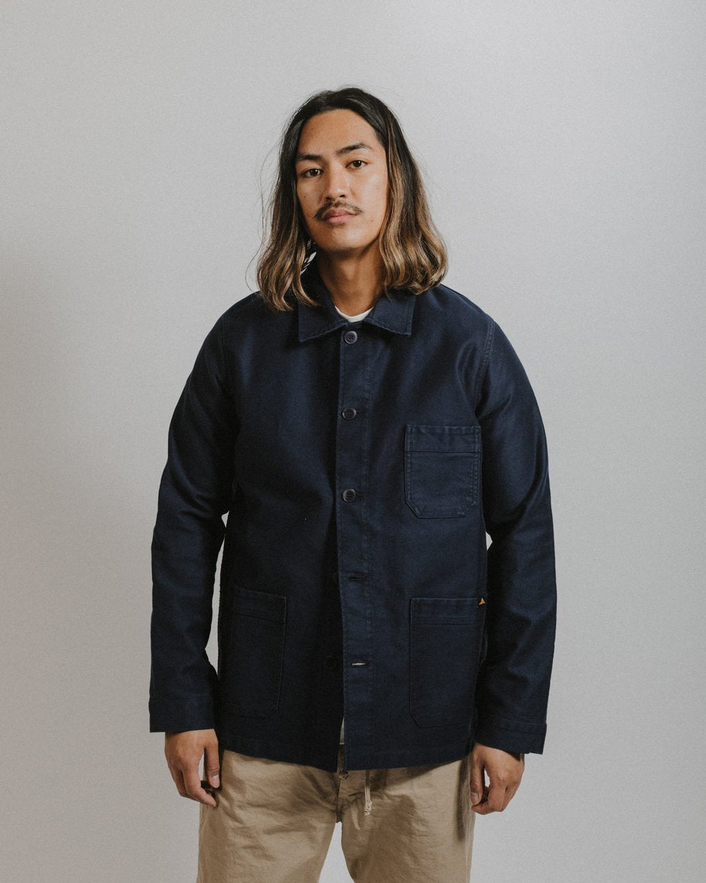 Genuine Work Jacket Navy - LE MONT ST MICHEL