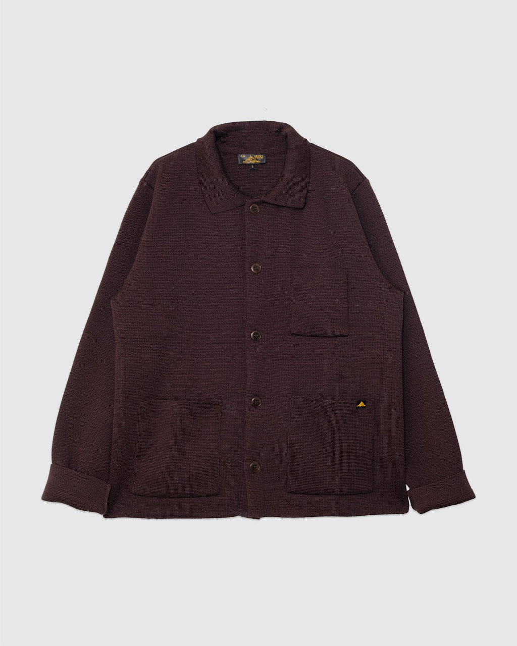 Guino Work Cardigan Mocha - LE MONT ST MICHEL