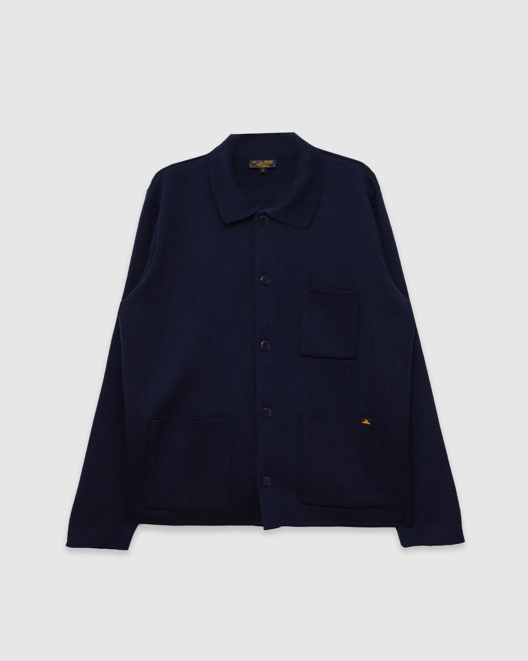 Guino Work Cardigan Navy - LE MONT ST MICHEL