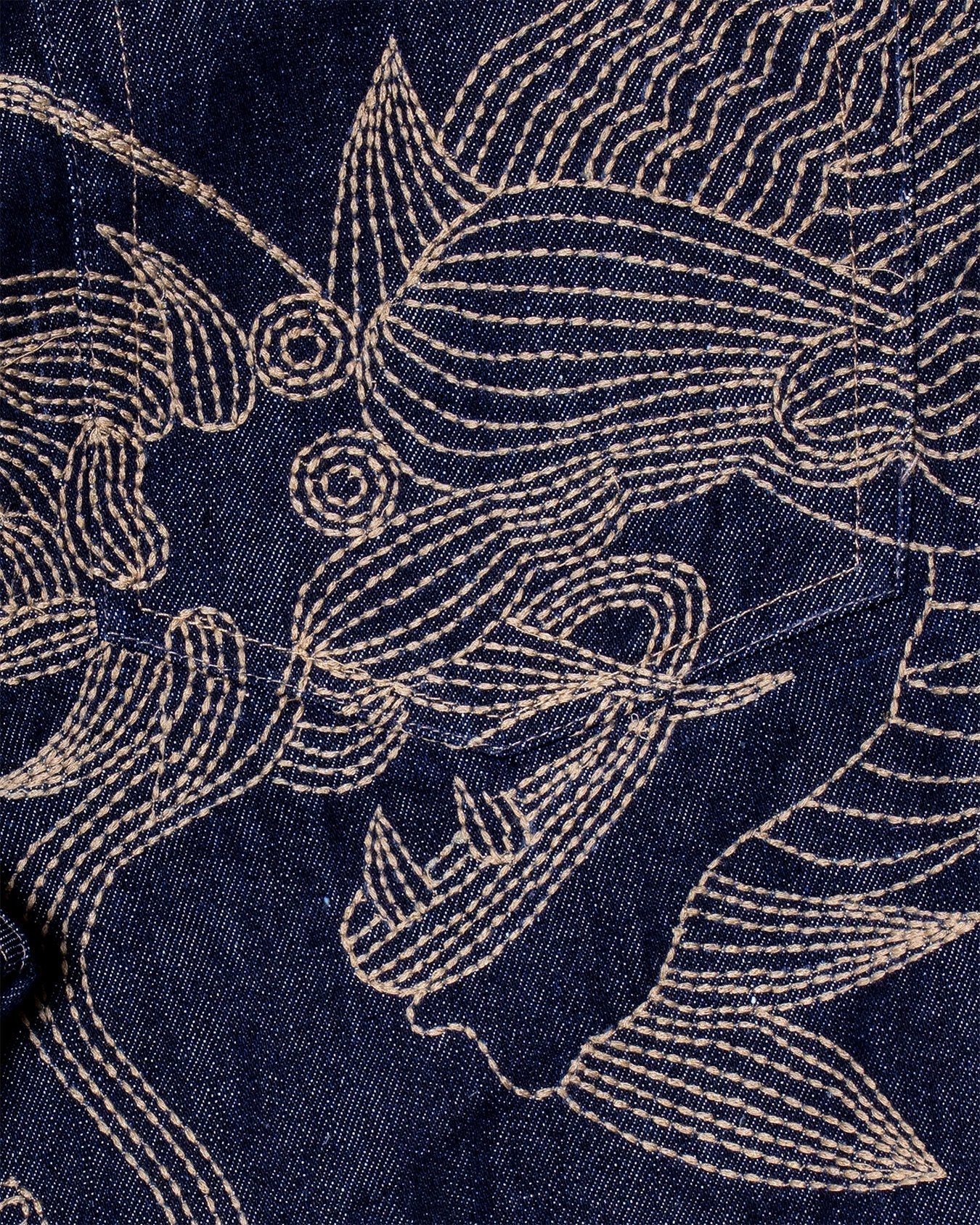 Dragon Hemp Denim Jeans - Indigo - MAHARISHI