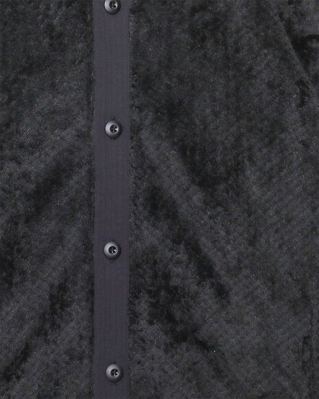 Polartec L/S Baseball Shirt - Black - MAHARISHI