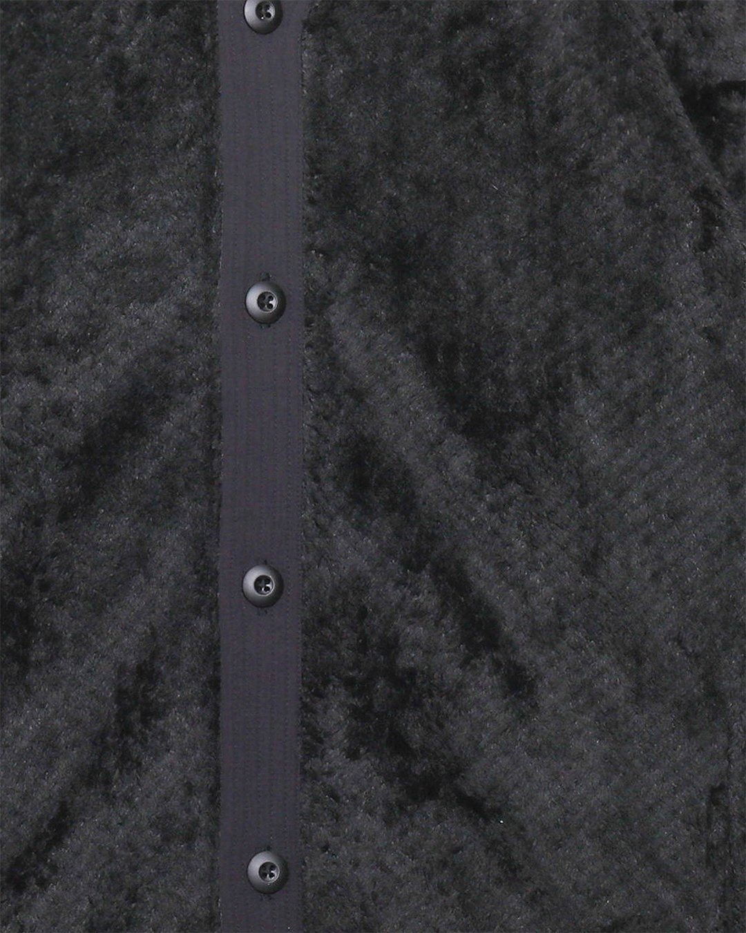 Polartec L/S Baseball Shirt - Black - MAHARISHI