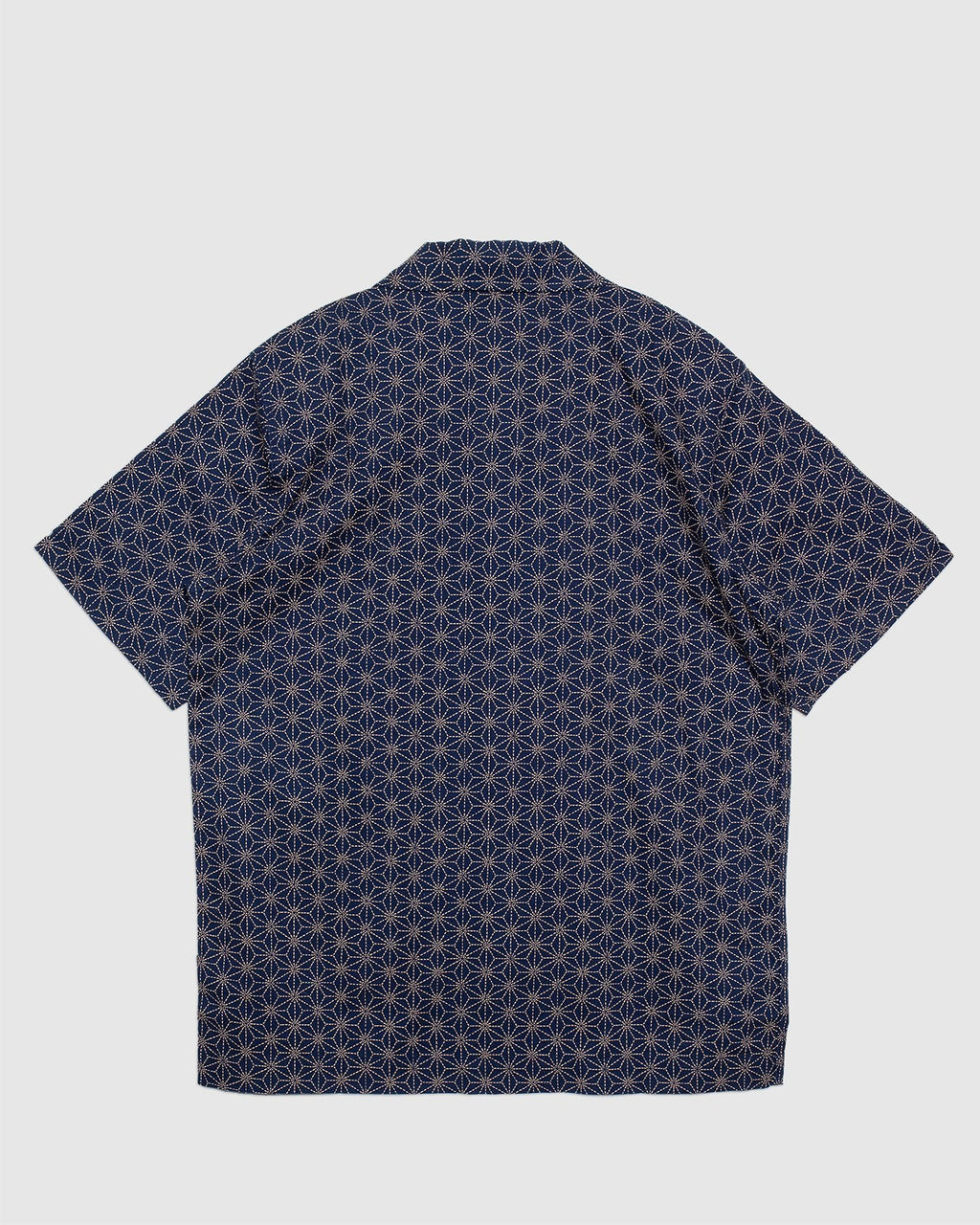 Wagara Navy Camp Collar Shirt - MAHARISHI