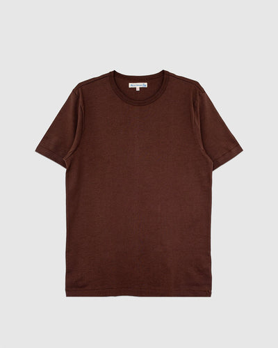2M15 Vintage Machine Refined Classic Fit T-Shirt Chocolate - MERZ B. SCHWANEN