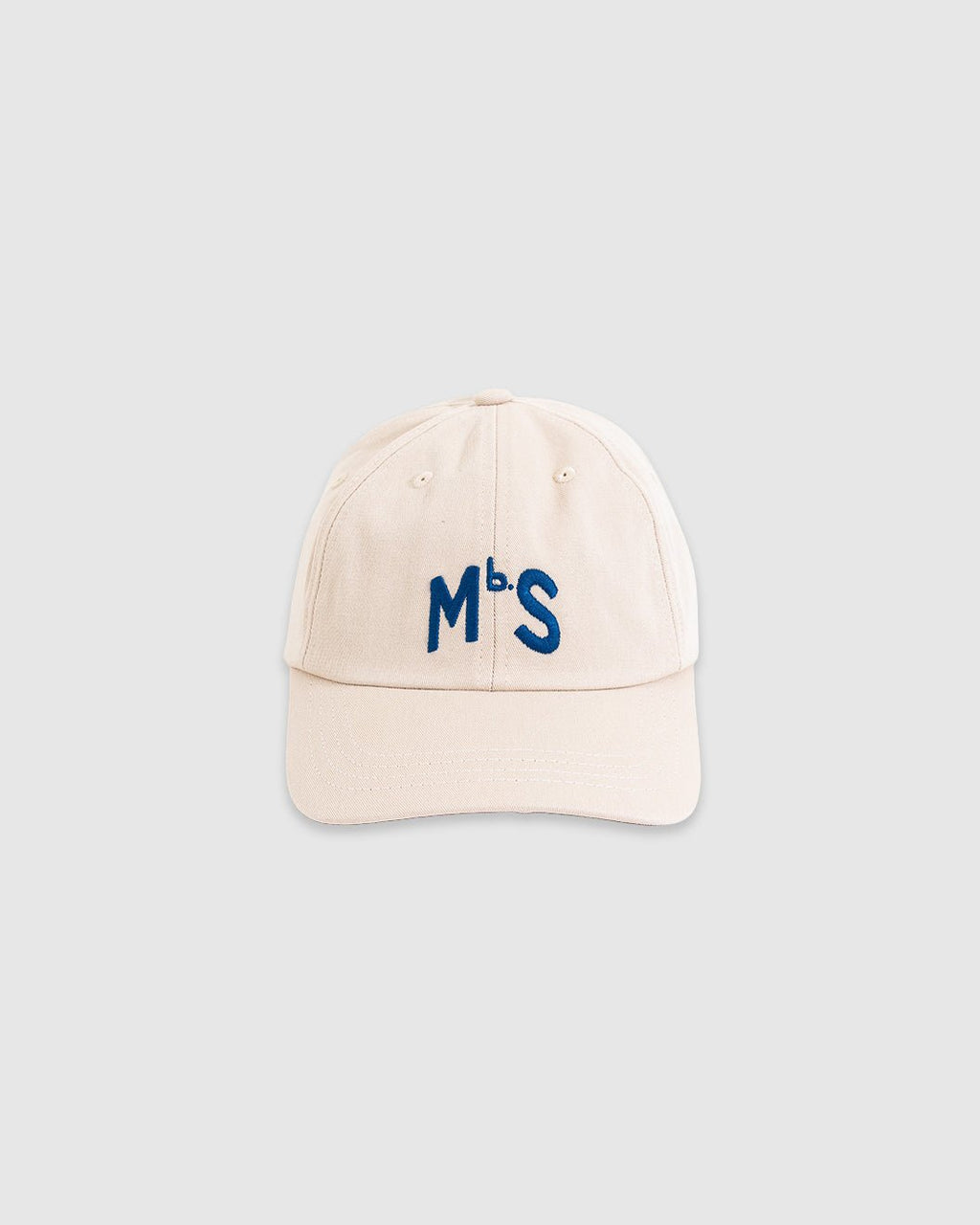 MbS Logo Cotton Twill Cap Light Khaki - MERZ B. SCHWANEN