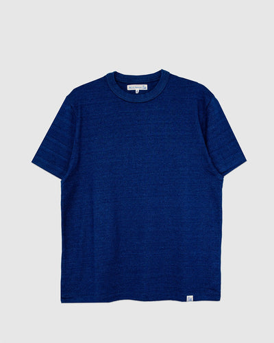TEE03 Supple Authentic Jersey T-Shirt Indigo - MERZ B. SCHWANEN