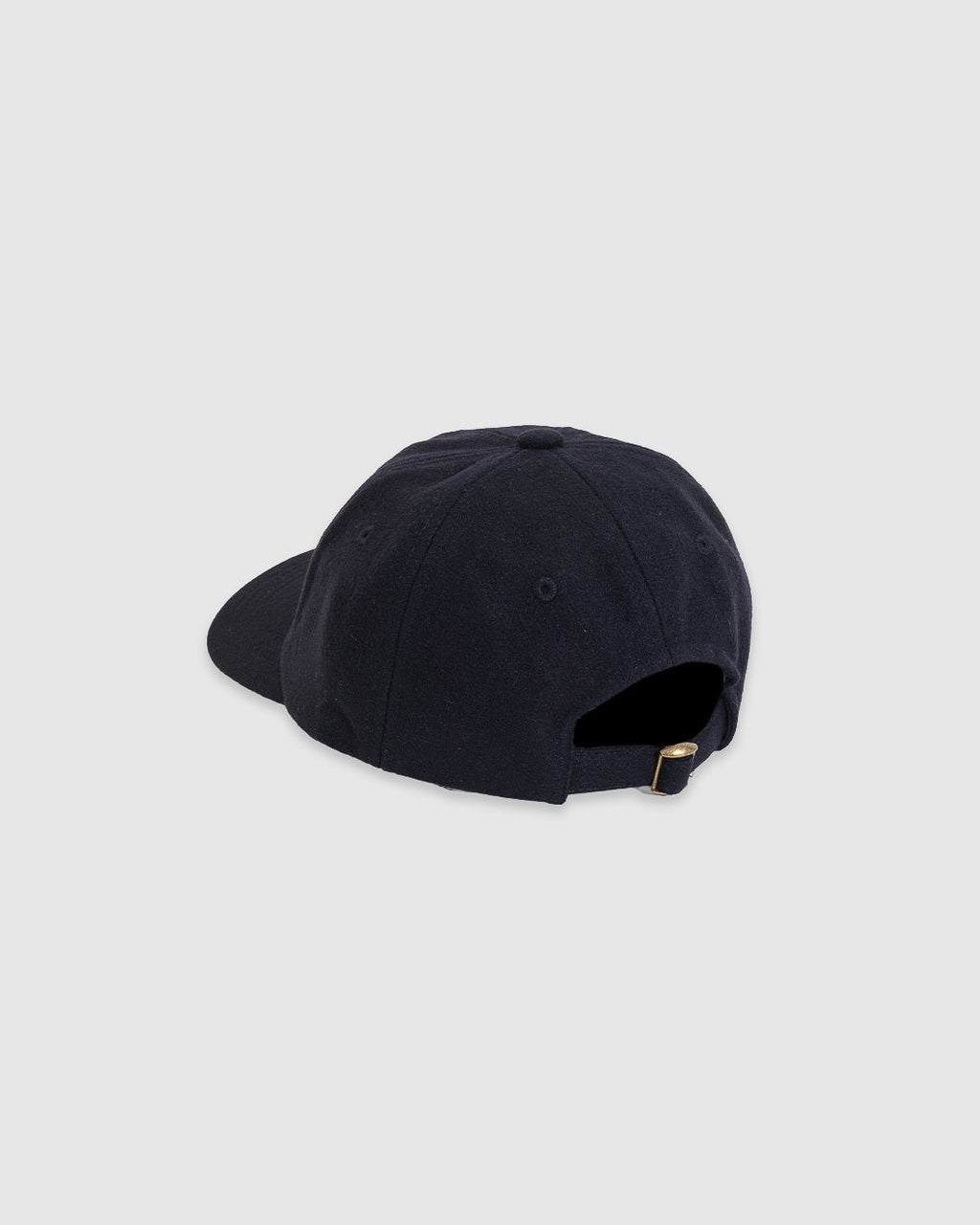 Wool MbS Logo Cap Deep Black - MERZ B. SCHWANEN