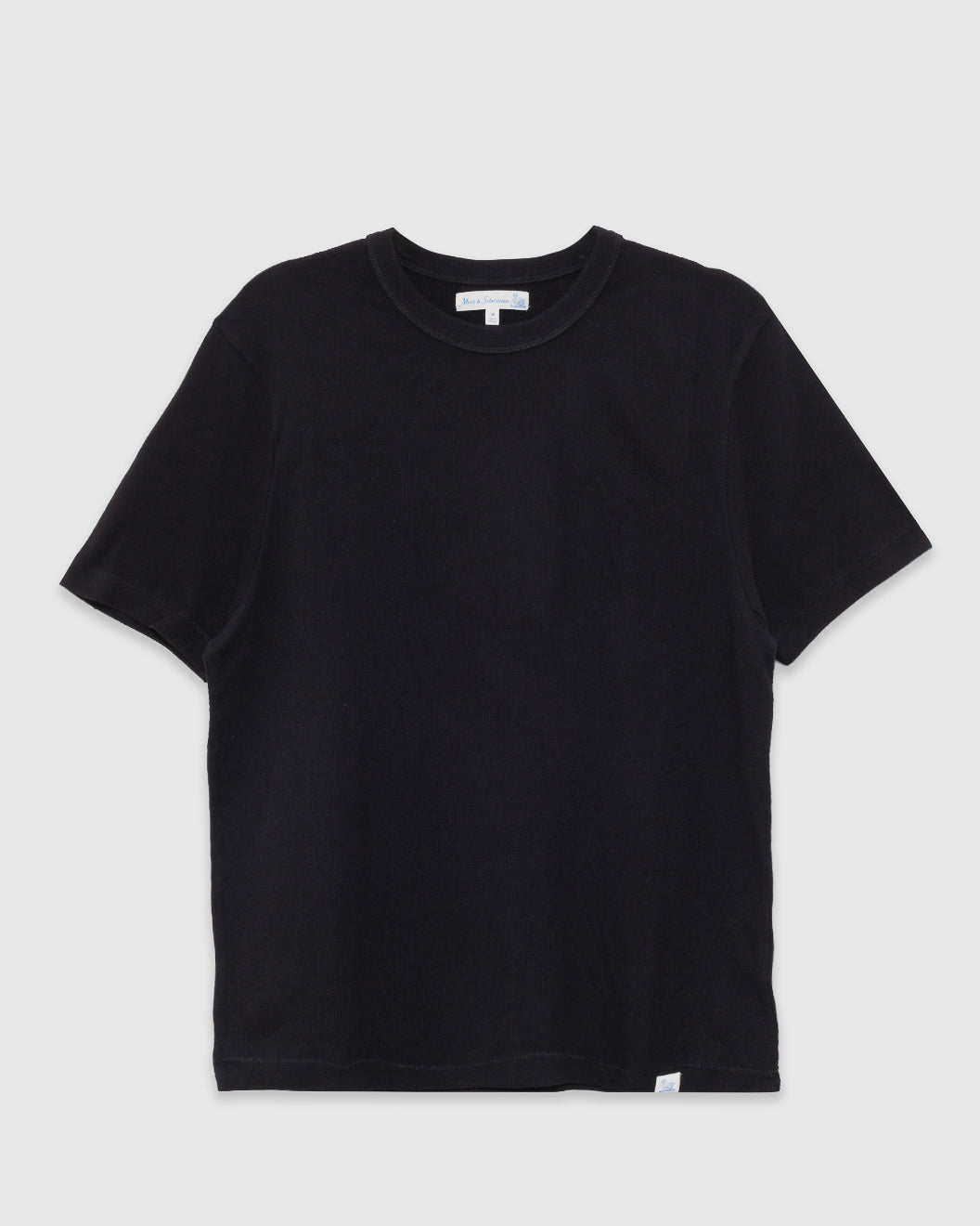 Supple Authentic Jersey Cotton T-Shirt Deep Black
