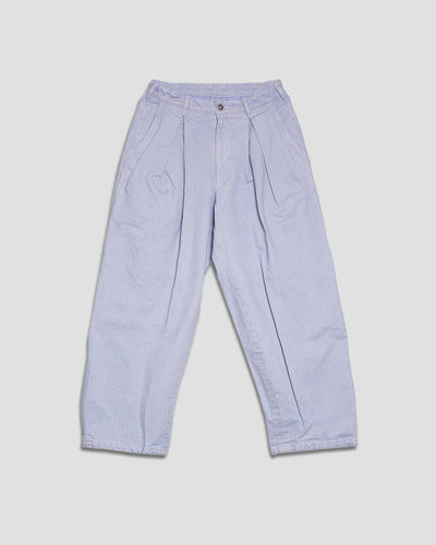 Ekusy Pants Cotton Ripstop - Light Blue - MONITALY