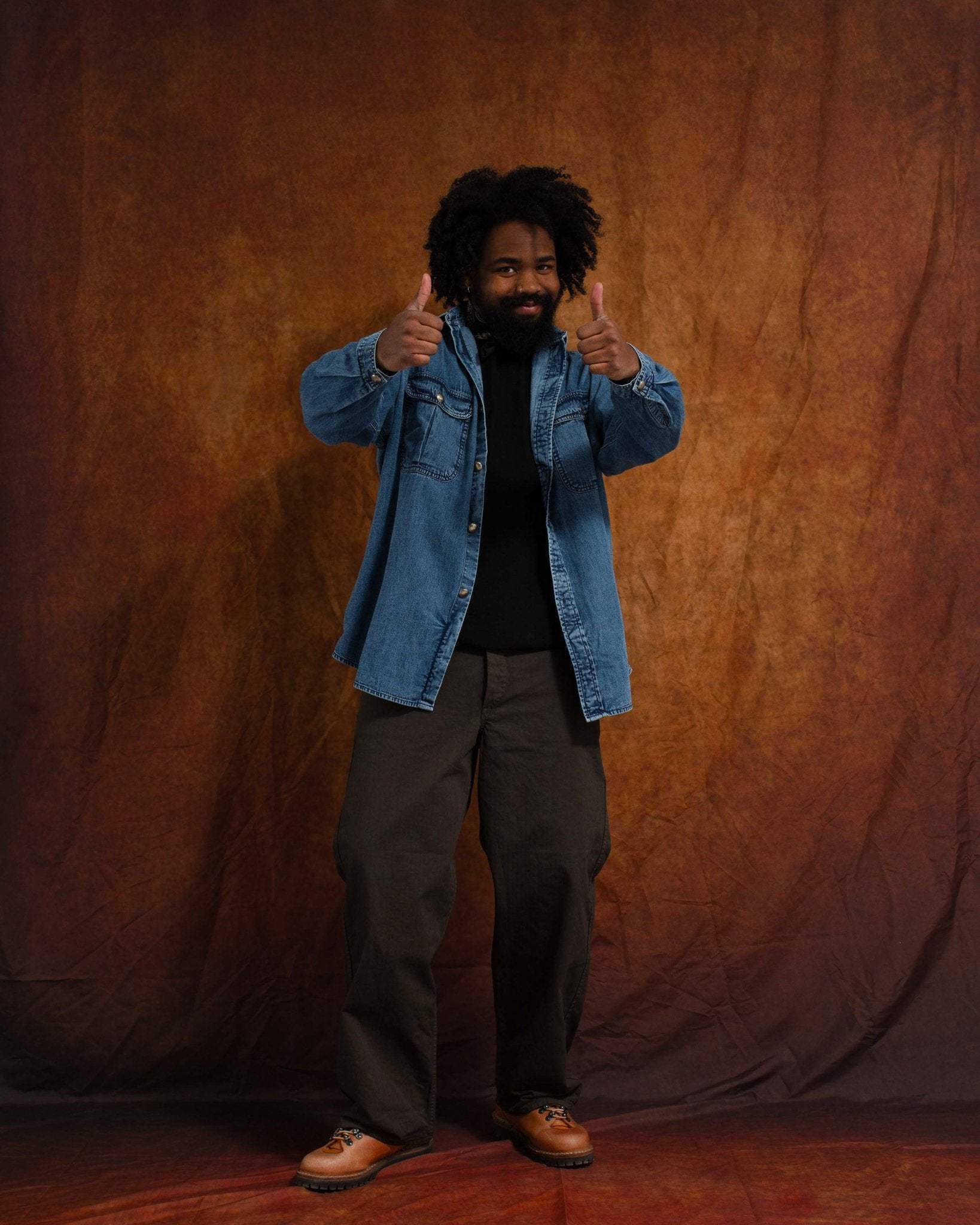 Giorgio Work Shirt w/ Concho Denim 6.75 oz - MONITALY