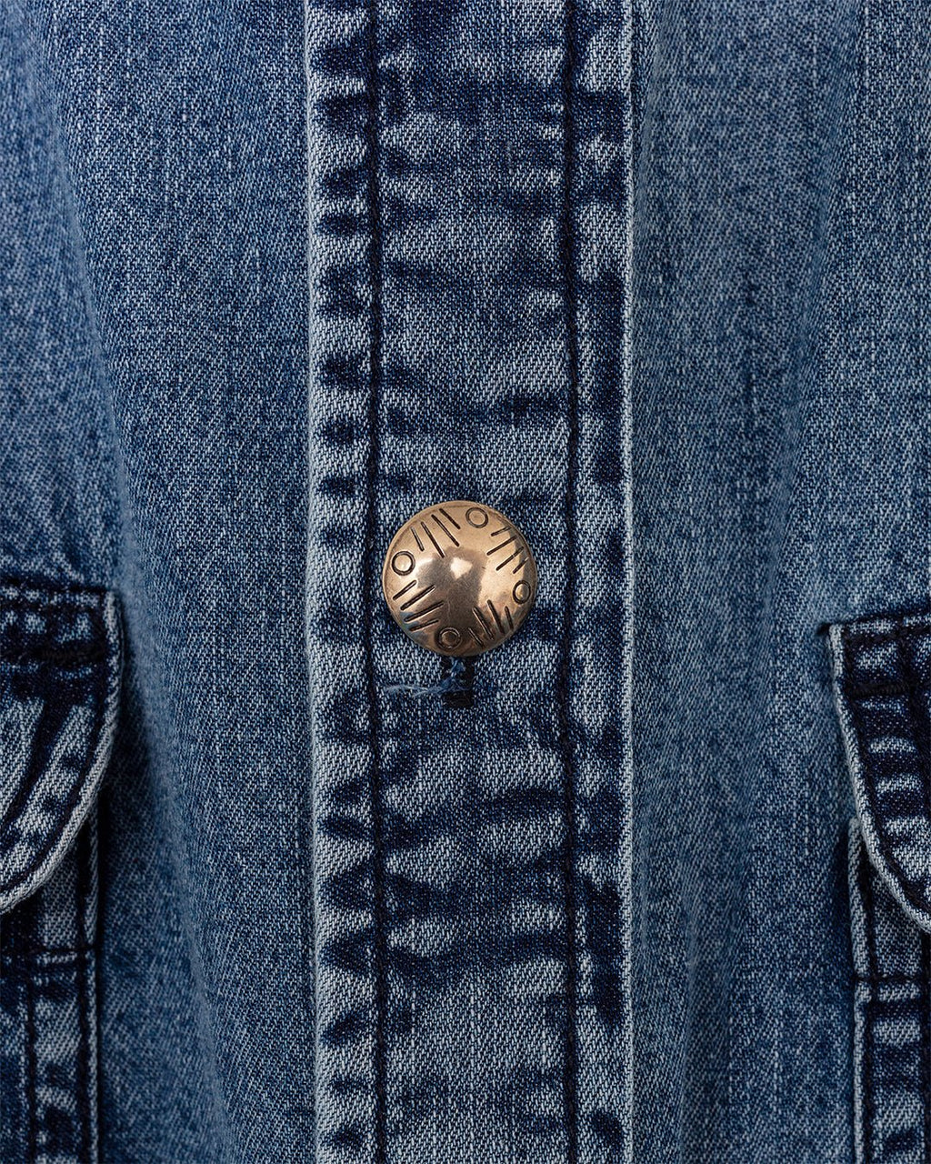 Giorgio Work Shirt w/ Concho Denim 6.75 oz - MONITALY