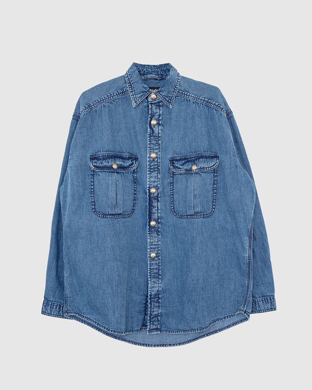 Giorgio Work Shirt w/ Concho Denim 6.75 oz - MONITALY