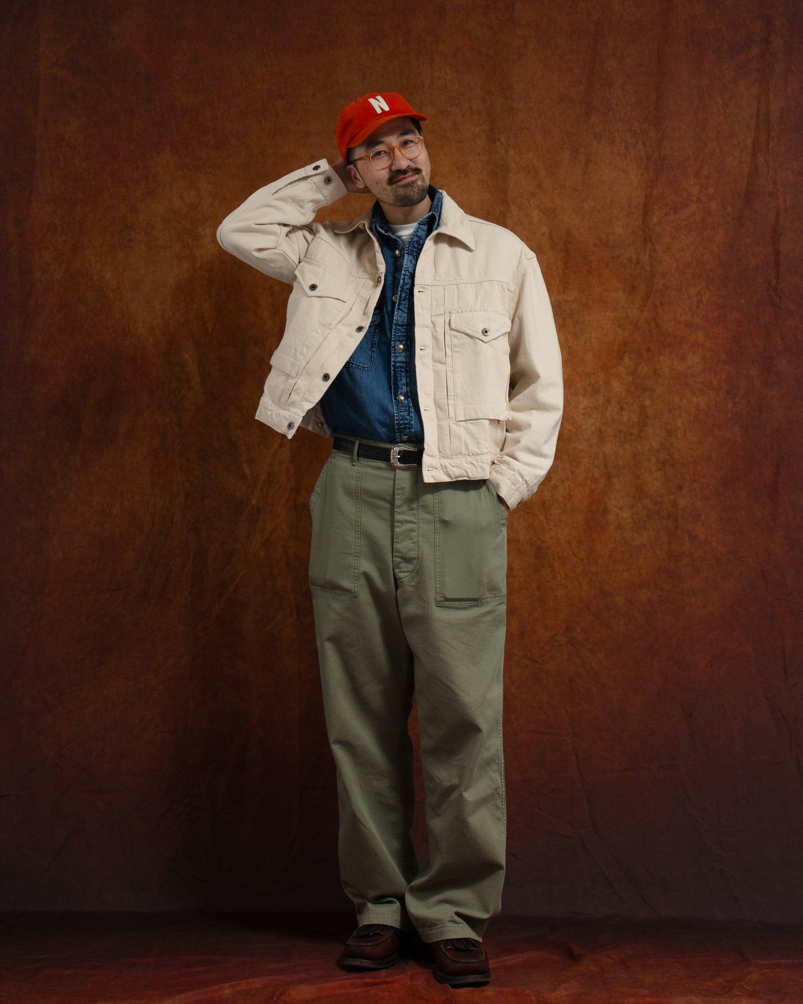 HMW Second Model Jacket Bull Denim Natural - MONITALY