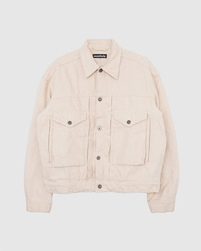 HMW Second Model Jacket Bull Denim Natural - MONITALY