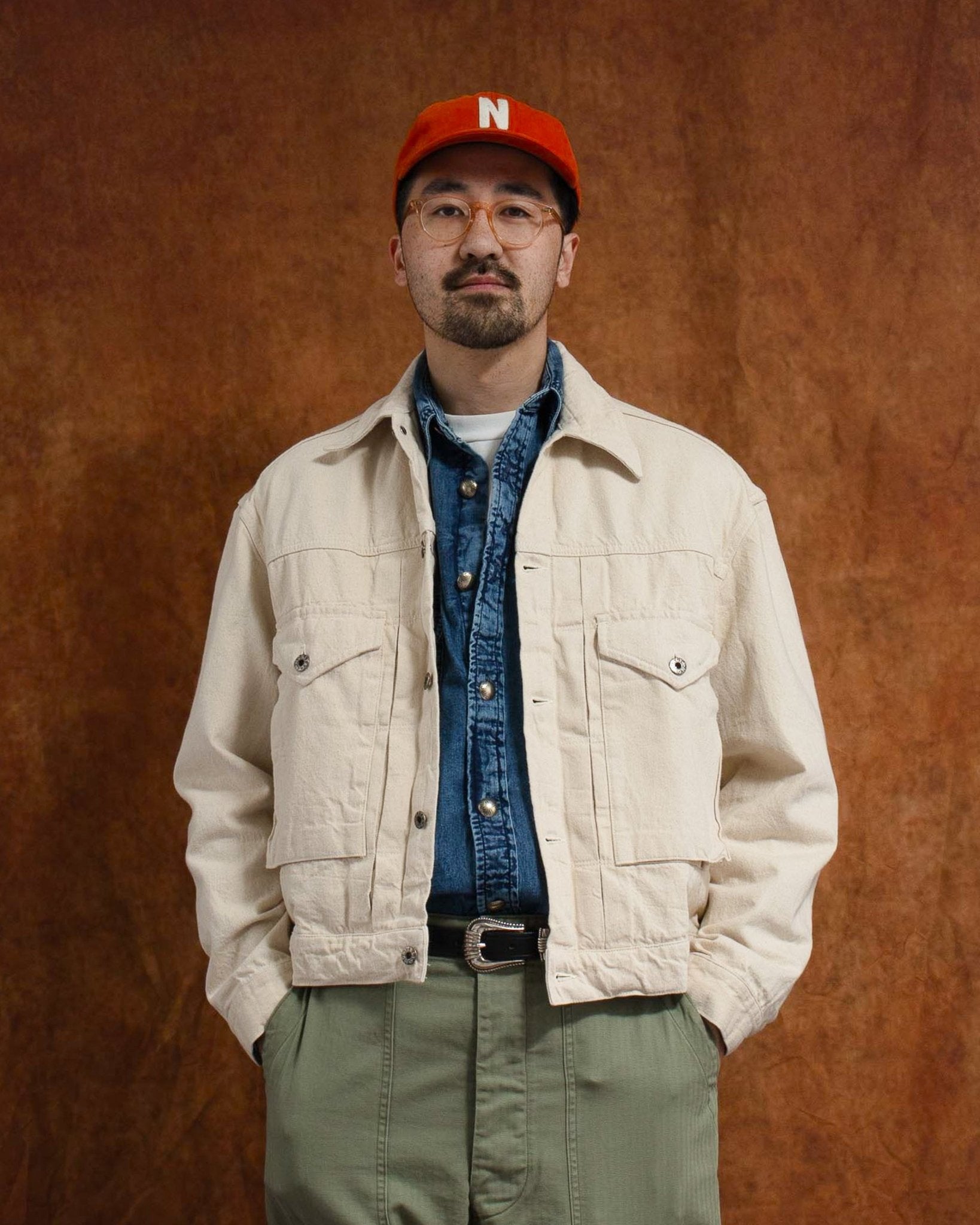 HMW Second Model Jacket Bull Denim Natural - MONITALY