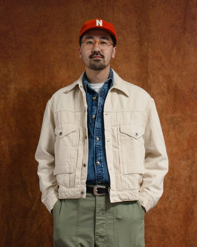 HMW Second Model Jacket Bull Denim Natural - MONITALY