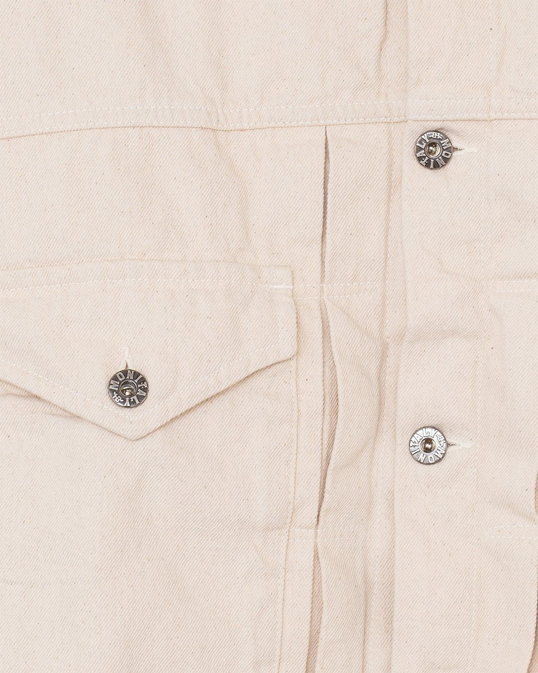 HMW Second Model Jacket Bull Denim Natural - MONITALY