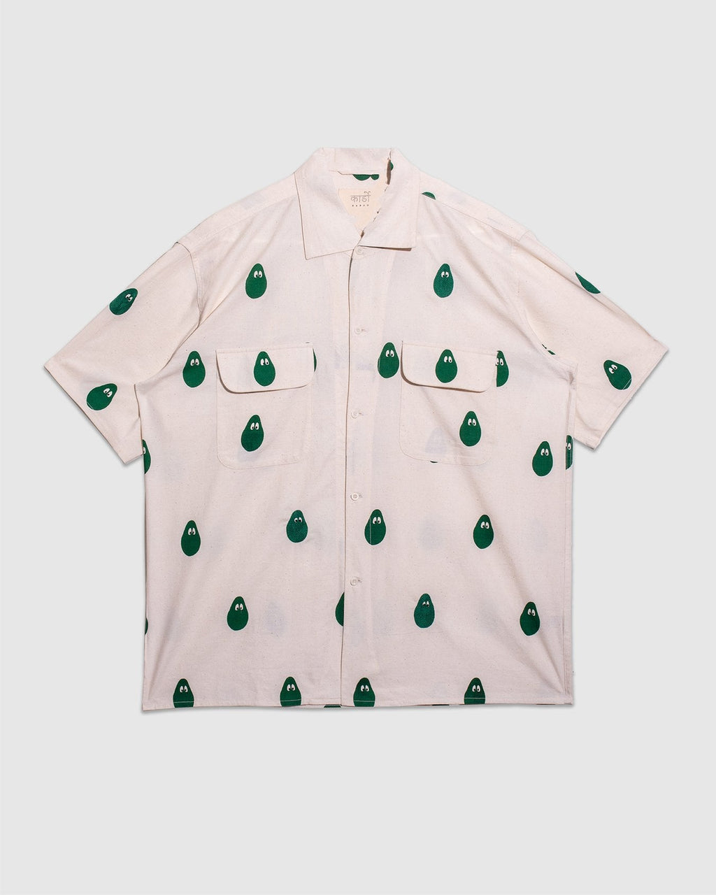 Khadi Hand Spun Milano Avacado Shirt - MONITALY