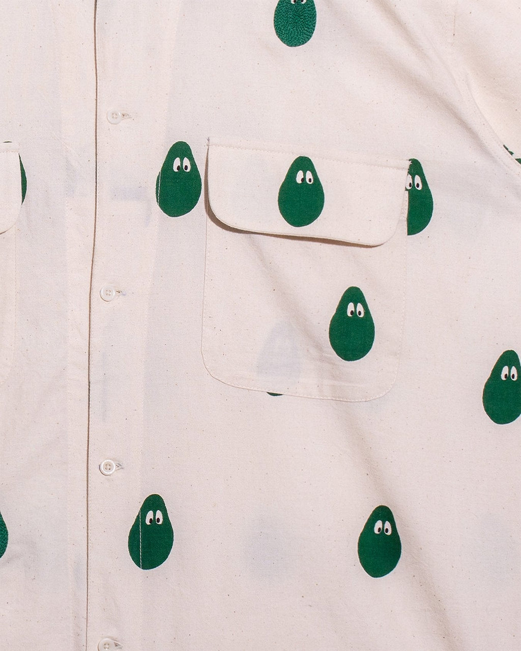 Khadi Hand Spun Milano Avacado Shirt - MONITALY