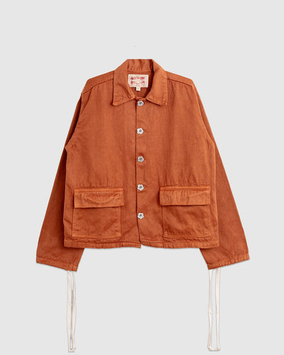 Community of Lovers Jacket Suede Brown - MONOSTEREO