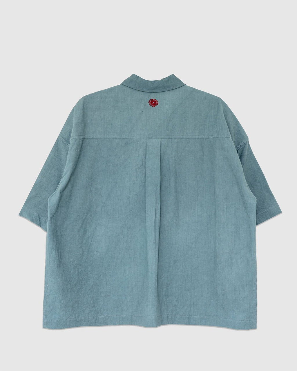 Midnight Sunlight Snap Shirt High Tide Blue - MONOSTEREO