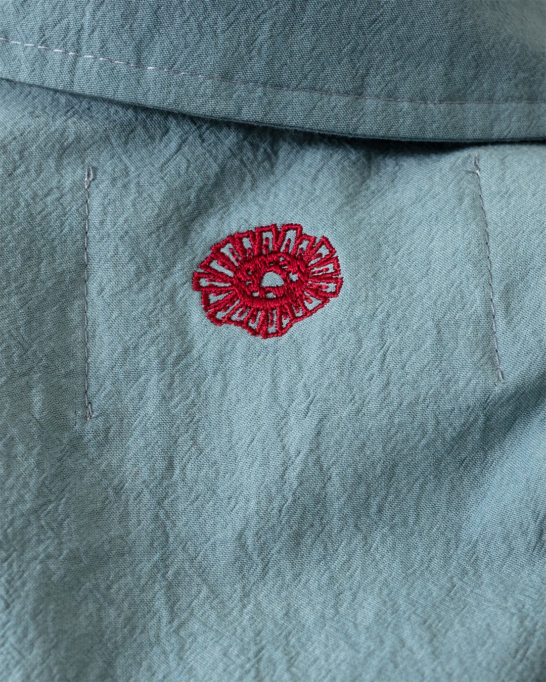 Midnight Sunlight Snap Shirt High Tide Blue - MONOSTEREO