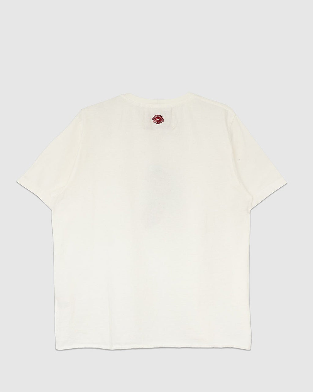 On The Farm Raw Hem Tee Cloud - MONOSTEREO