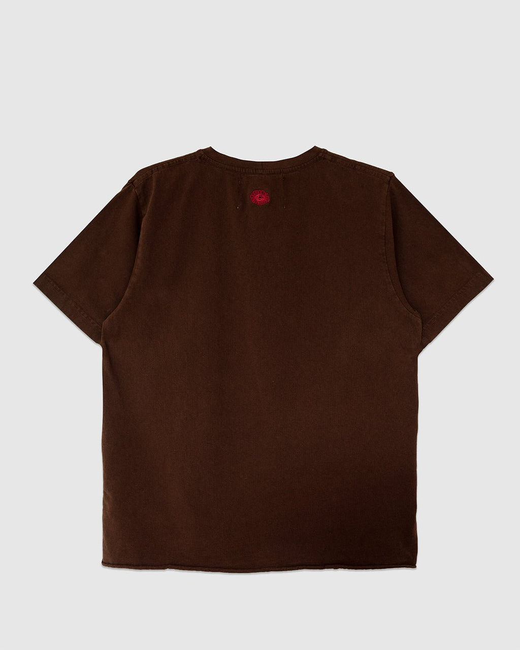 On The Farm Raw Hem Tee Cocoa - MONOSTEREO
