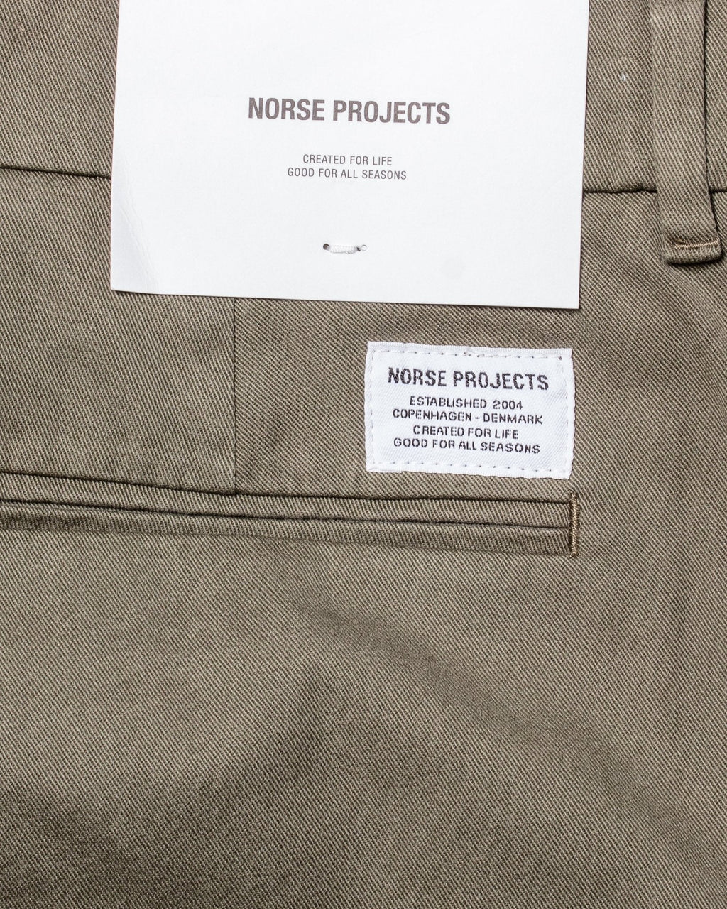 Aros Regular Light Shorts - Beech Green - NORSE PROJECTS