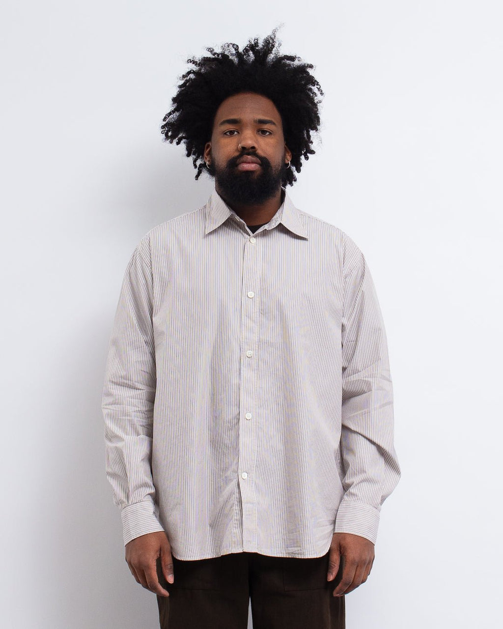 Espevik Fine Oversize Shirt Walnut - NORSE PROJECTS