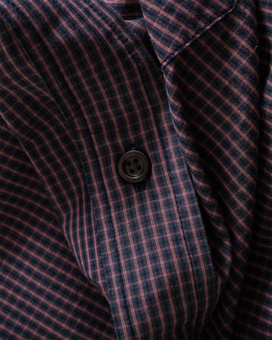Espevik Oversize Poplin Check Shirt Dark Navy - NORSE PROJECTS