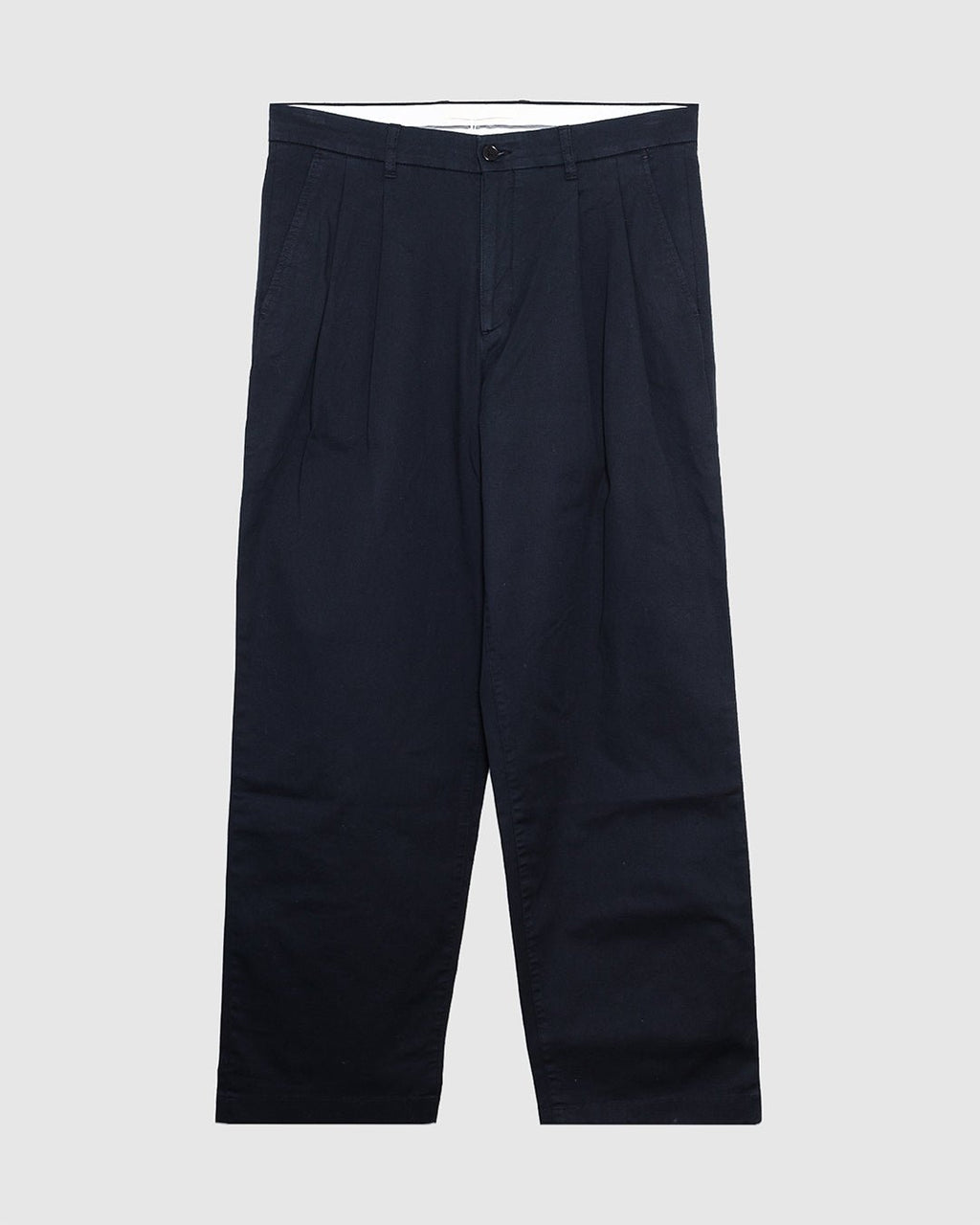 Hestur Relaxed Twill Pleated Trouser Black - NORSE PROJECTS