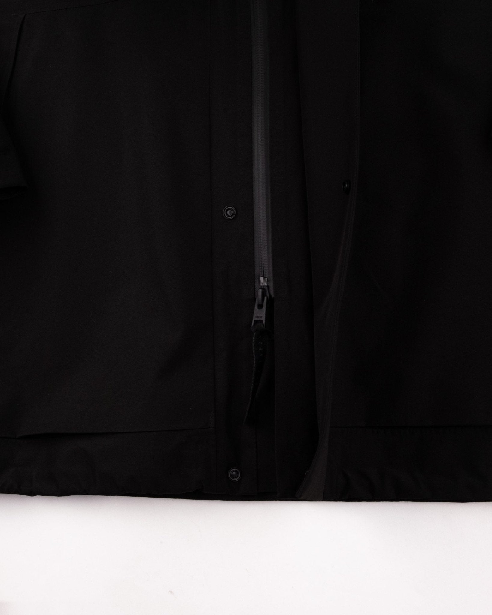 Hooded Parka Gore-Tex 3L Shell - Black - NORSE PROJECTS