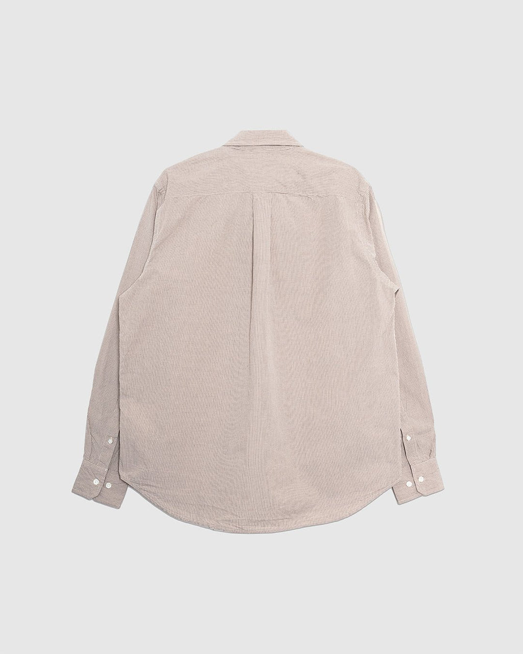 Kongshoved Poplin Micro Check Shirt Oatmeal - NORSE PROJECTS