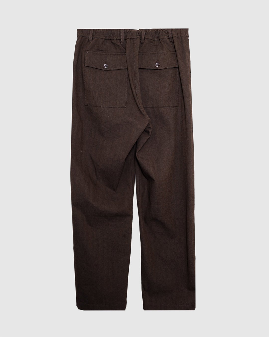 Kvitfjell Cotton Wool Herringbone Pant Delicioso Brown - NORSE PROJECTS