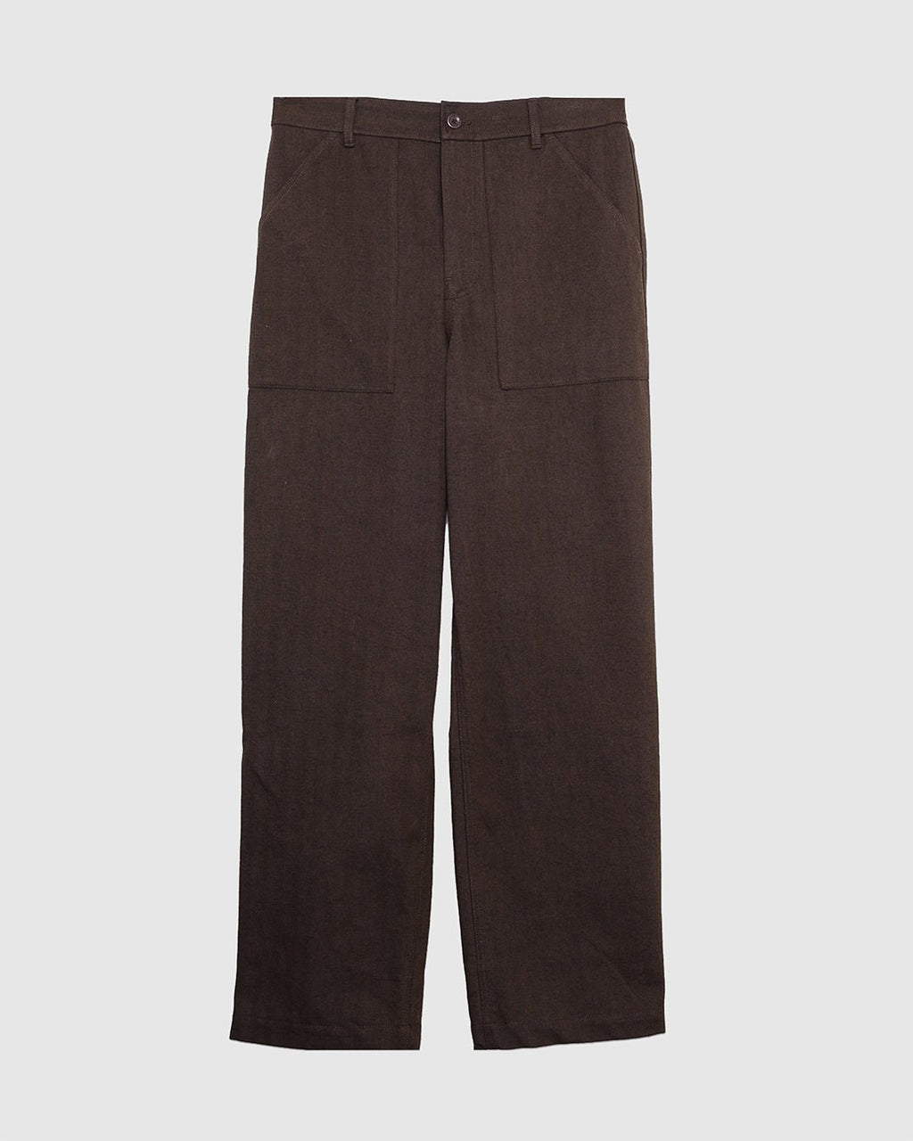 Kvitfjell Cotton Wool Herringbone Pant Delicioso Brown - NORSE PROJECTS