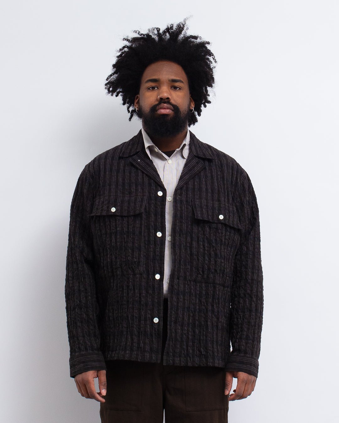 Mols Hunting Shirt Check Shirt Delicioso Brown - NORSE PROJECTS