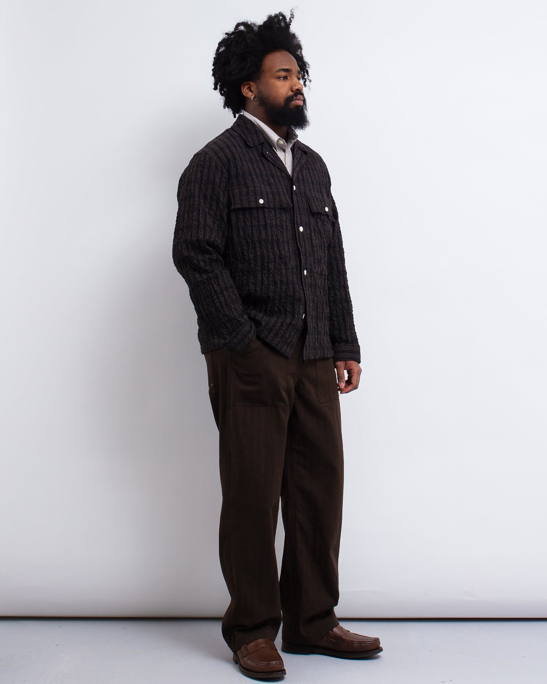Mols Hunting Shirt Check Shirt Delicioso Brown - NORSE PROJECTS