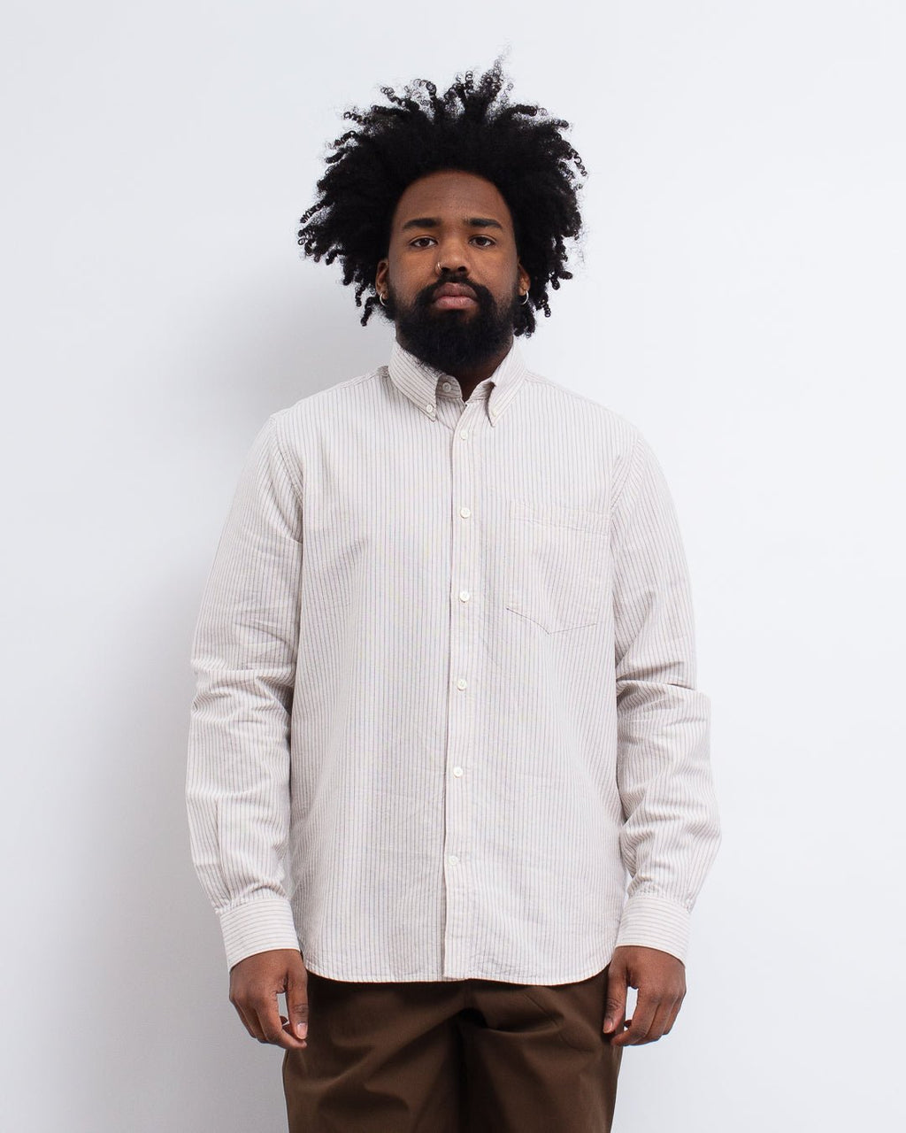 Norse Standard Oxford BD Shirt Dark Dust Green - NORSE PROJECTS
