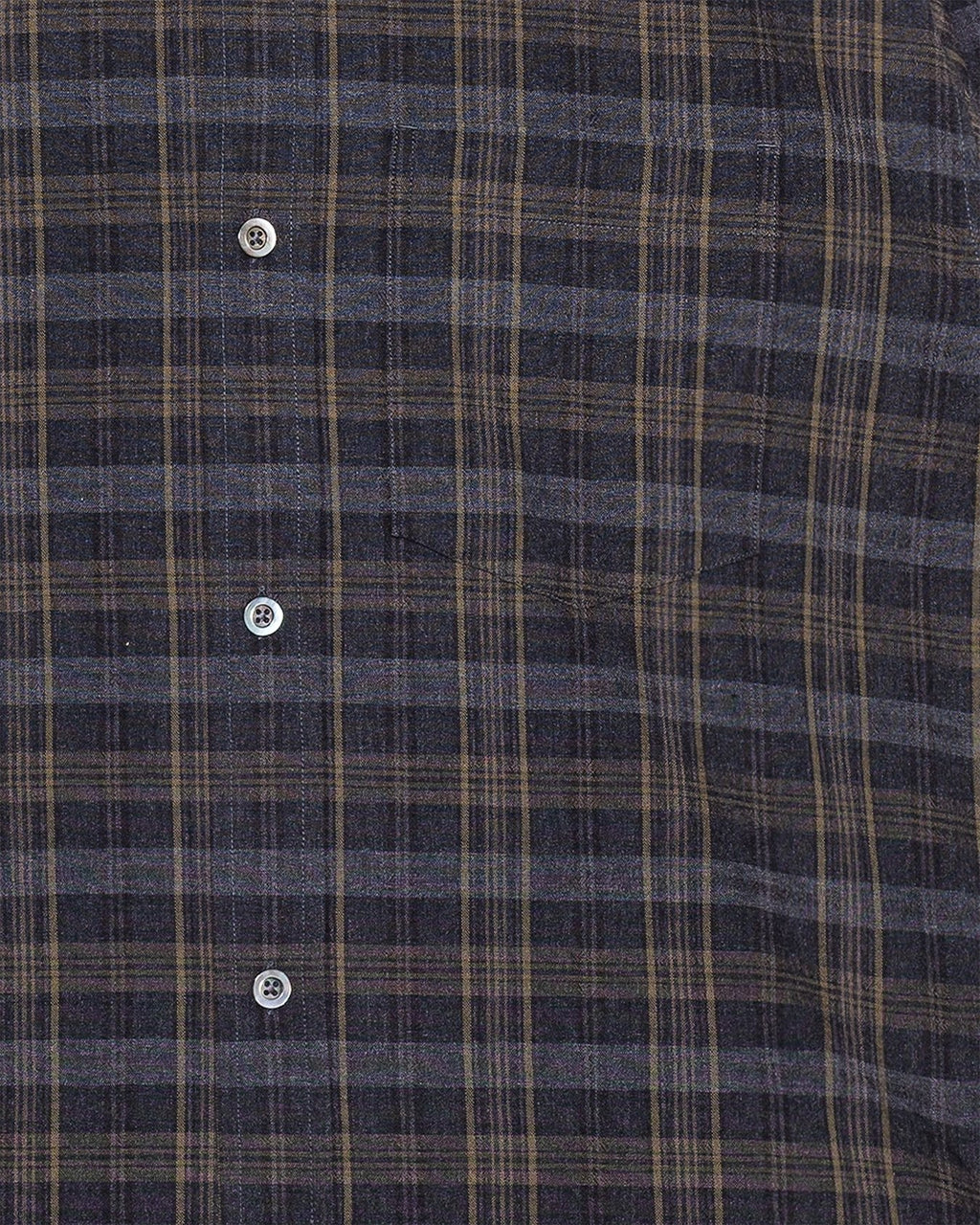 Ole Oversized Wool Check Shirt Charcoal Grey - NORSE PROJECTS