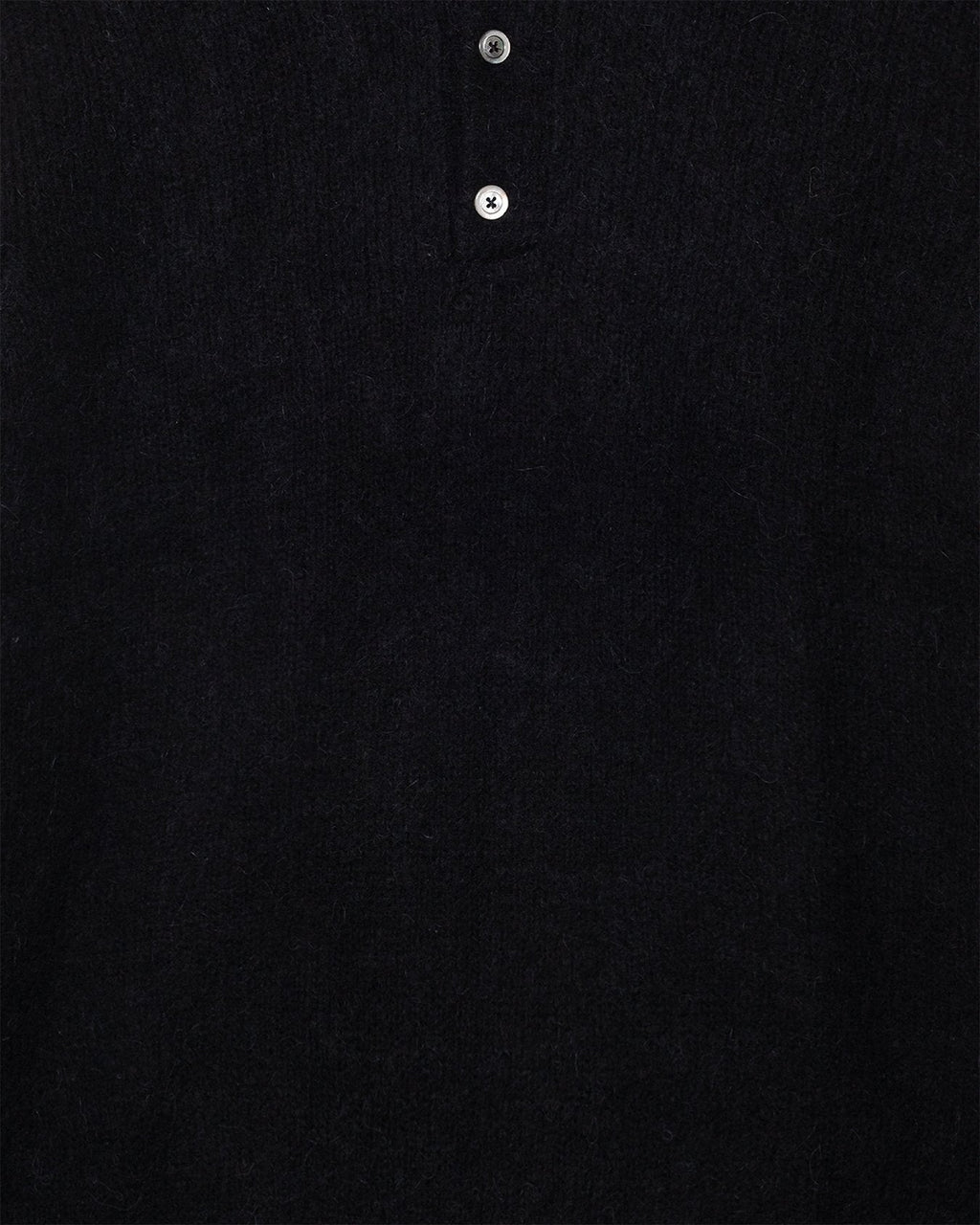 Rasmus Relaxed Brushed Polo Black - NORSE PROJECTS