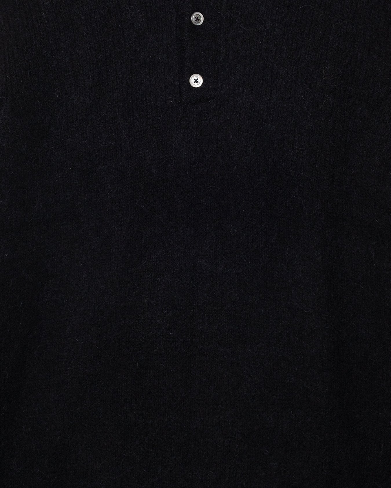 Rasmus Relaxed Brushed Polo Black - NORSE PROJECTS
